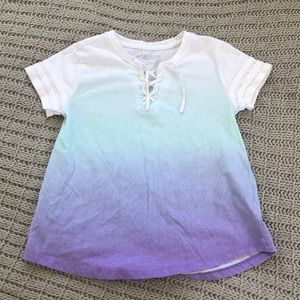 Ideology | Ombre Lace Up Tee